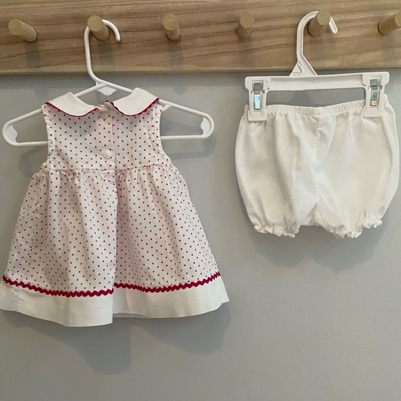 Youngland watermelon sleeveless Dress & Bottoms in Baby Girl Size 3 / 6 months - Picture 2 of 8